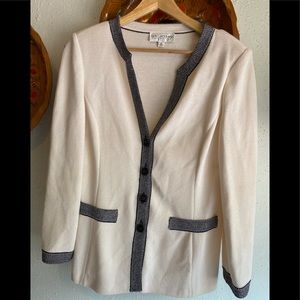 St. John Collection Knit Jacket Size 8